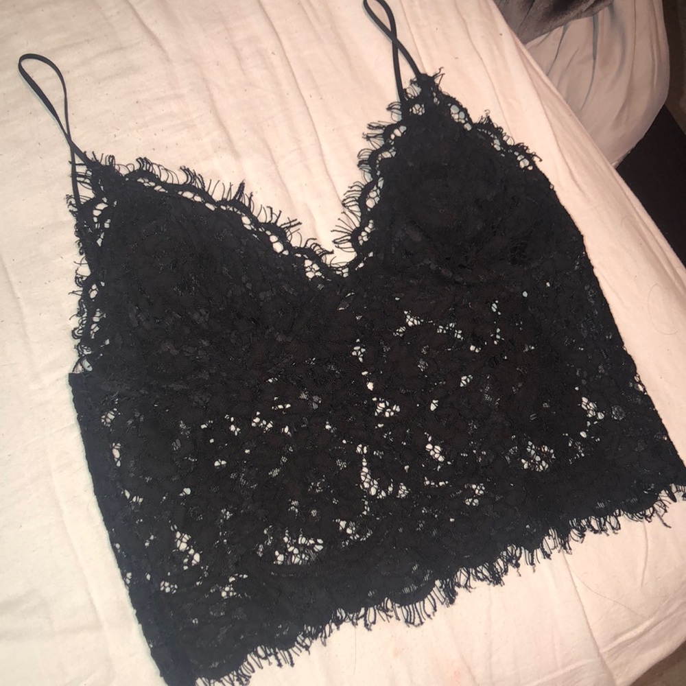 Black Lace Top